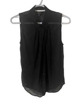 Babaton Black Sleeveless Black Blouse Size Small